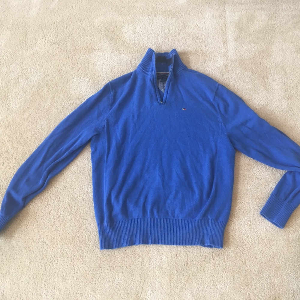 Tommy Hilfiger Mens 1/4 zip sweater size XS